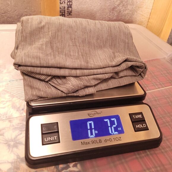 Southern Marsh Polo Shirt Mens Medium Striped Gray Performance - Picture 11 of 11